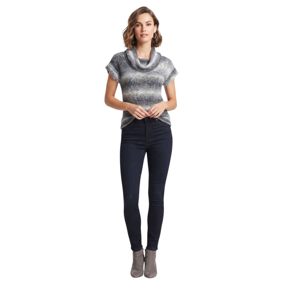 Maurices Gray Cowl Neck Sweater Sz Medium
